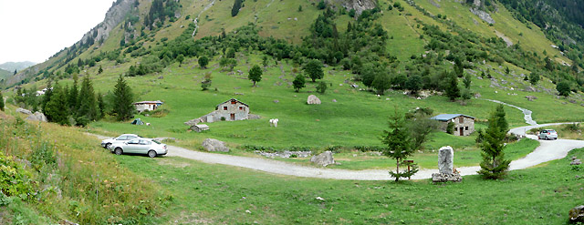 Areches - Südrampe Mitte Ort Laval