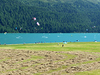 Silvaplaner See - Einzelbild Drachen