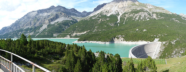 Lago di Cancano - Pano mit Staumauer