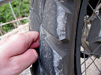 Trentino-Tour - Reifenschaden Platt