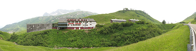 Hochtannberg - Ostrampe oben Hotel Adler Panorama