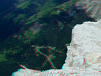 Sella - Südrampe Mitte von oben 3D