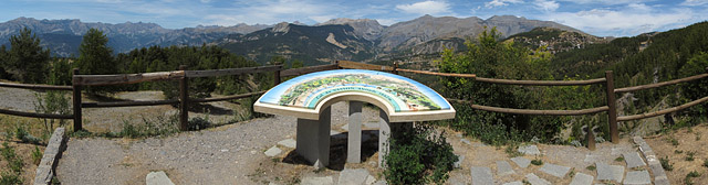 Valberg - Passhöhe Aussichtspunkt Panorama