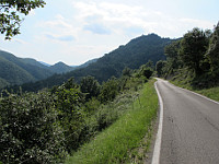 Boixeda - Ostrampe Mitte Straße Schlucht
