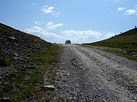 Cabús - Westrampe oben Blick Richtung Passhöhe